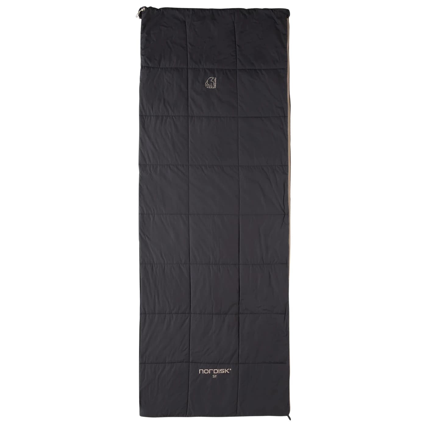 Синтетичен спален чувал Nordisk Sif +10° Blanket Sleeping Bag Synthetic sleeping bag - Obsidian Black