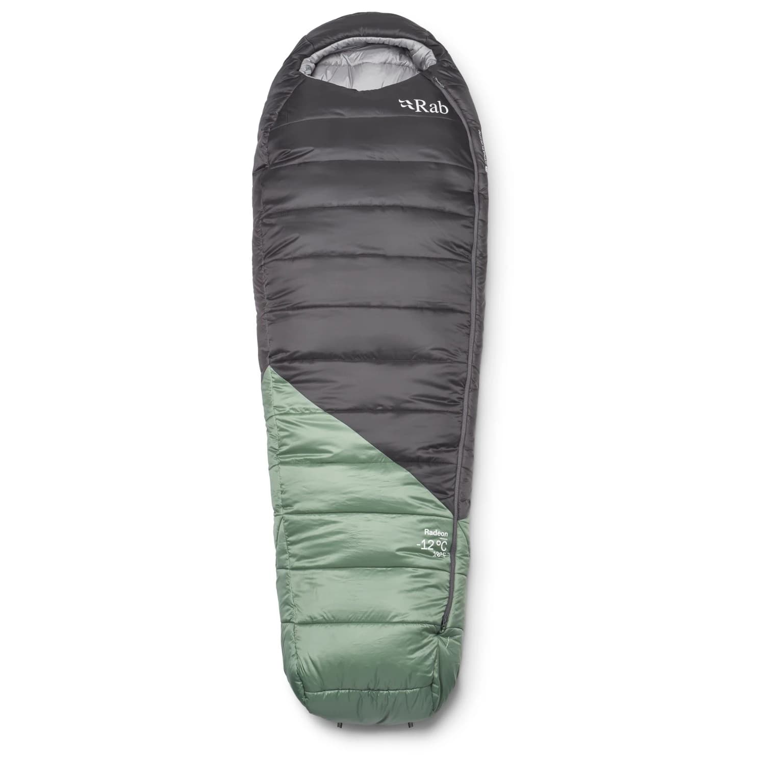 Дамски синтетичен спален чувал Rab Women's Radeon -12C / 10F Synthetic sleeping bag - Dark Fig Green / Graphene