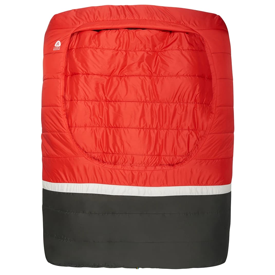 Синтетичен спален чувал Sierra designs Frontcountry Bed Queen 20 Synthetic sleeping bag - Red / Grey
