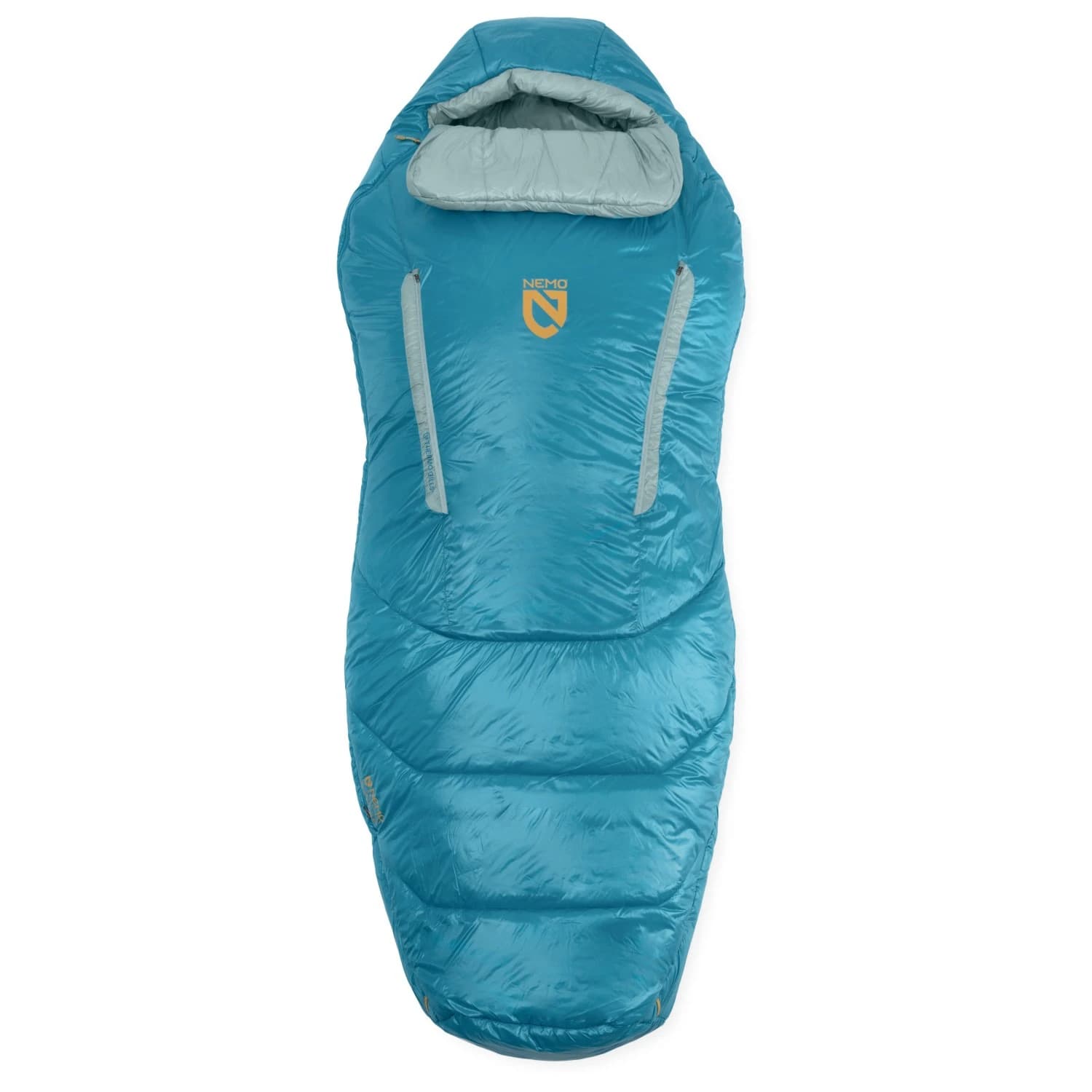 Дамски синтетичен спален чувал Nemo Women's Forte 35 Synthetic sleeping bag - Algiers / Aquifer
