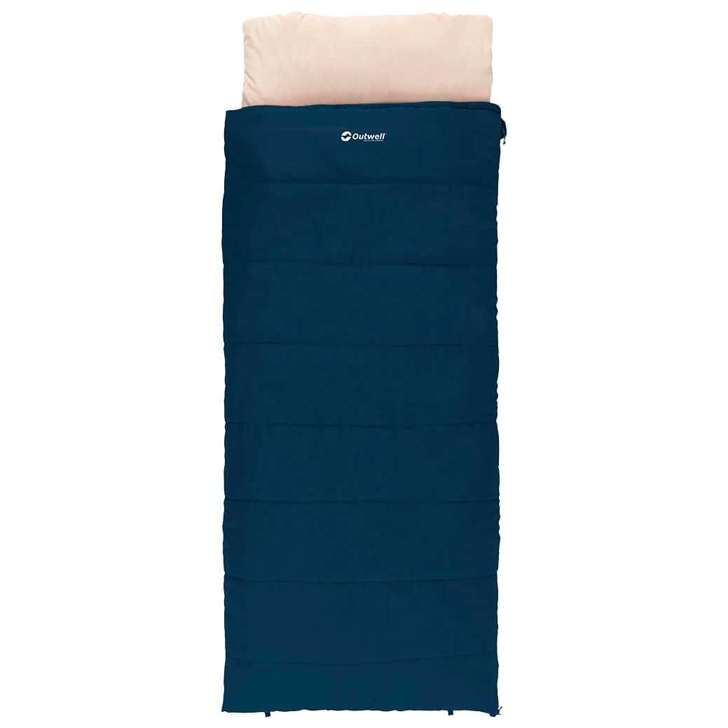 Синтетичен спален чувал Outwell Contour Lux Synthetic sleeping bag - Deep Blue