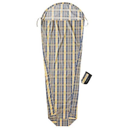 Вътрешен чувал Cocoon MummyLiner Cotton Travel sleeping bag - Travel Checks
