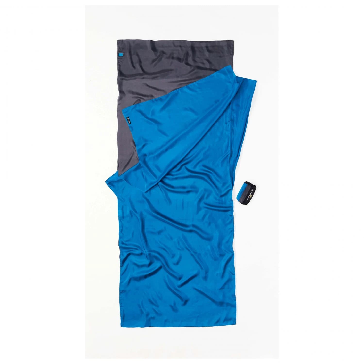 Вътрешен чувал Cocoon TravelSheet Silk Travel sleeping bag - Rhino / Cornflower