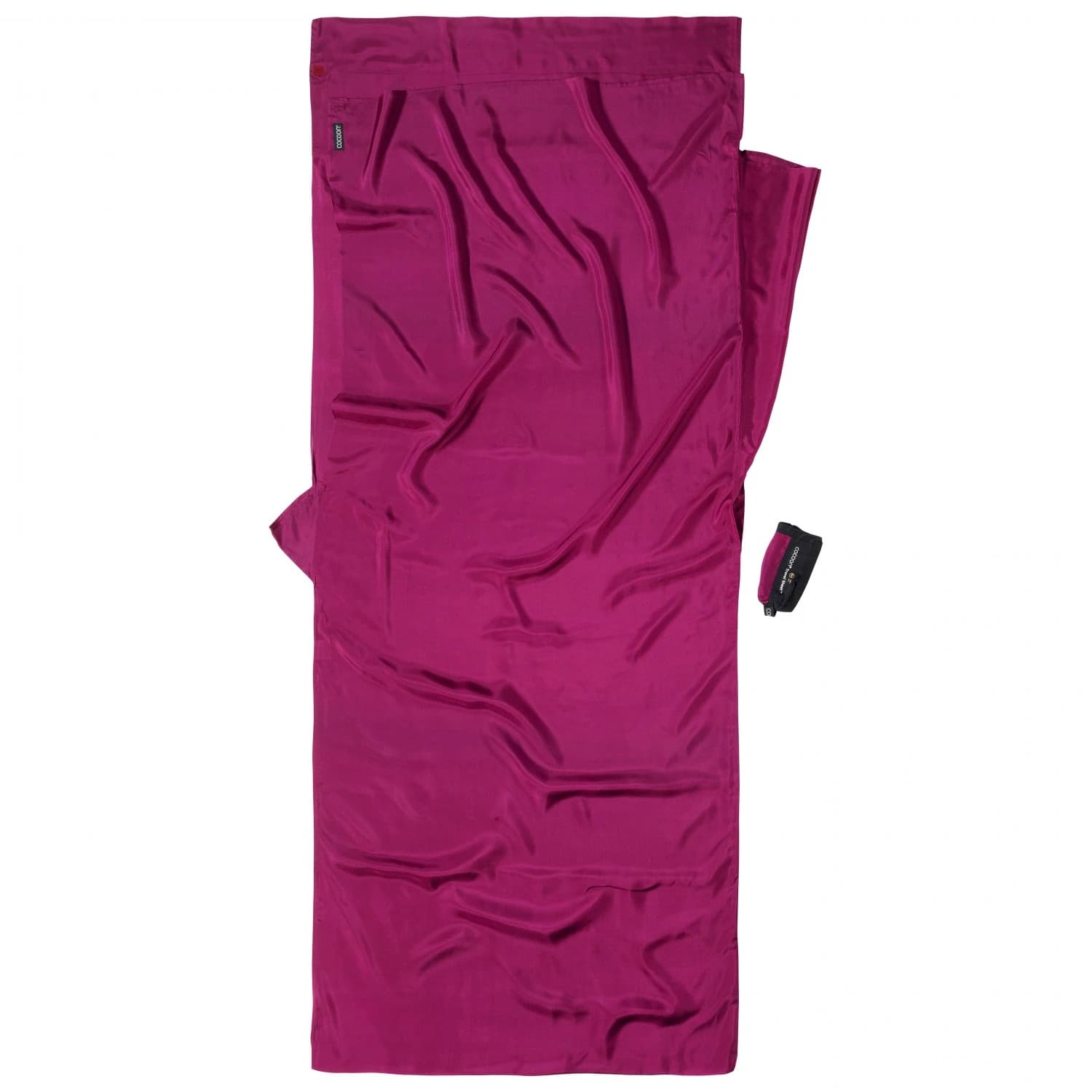Вътрешен чувал Cocoon TravelSheet Silk Travel sleeping bag - Mulberry Red