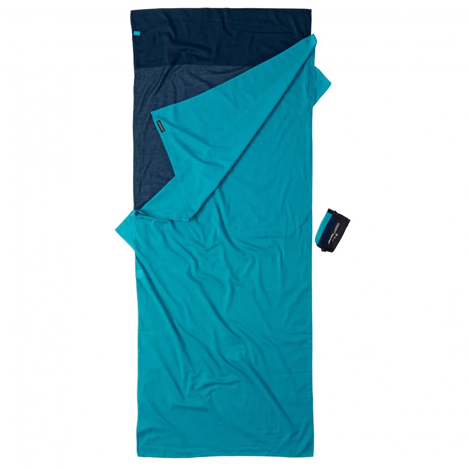 Вътрешен чувал Cocoon TravelSheet Egyptian Cotton Travel sleeping bag - Tuareg / Laguna Blue