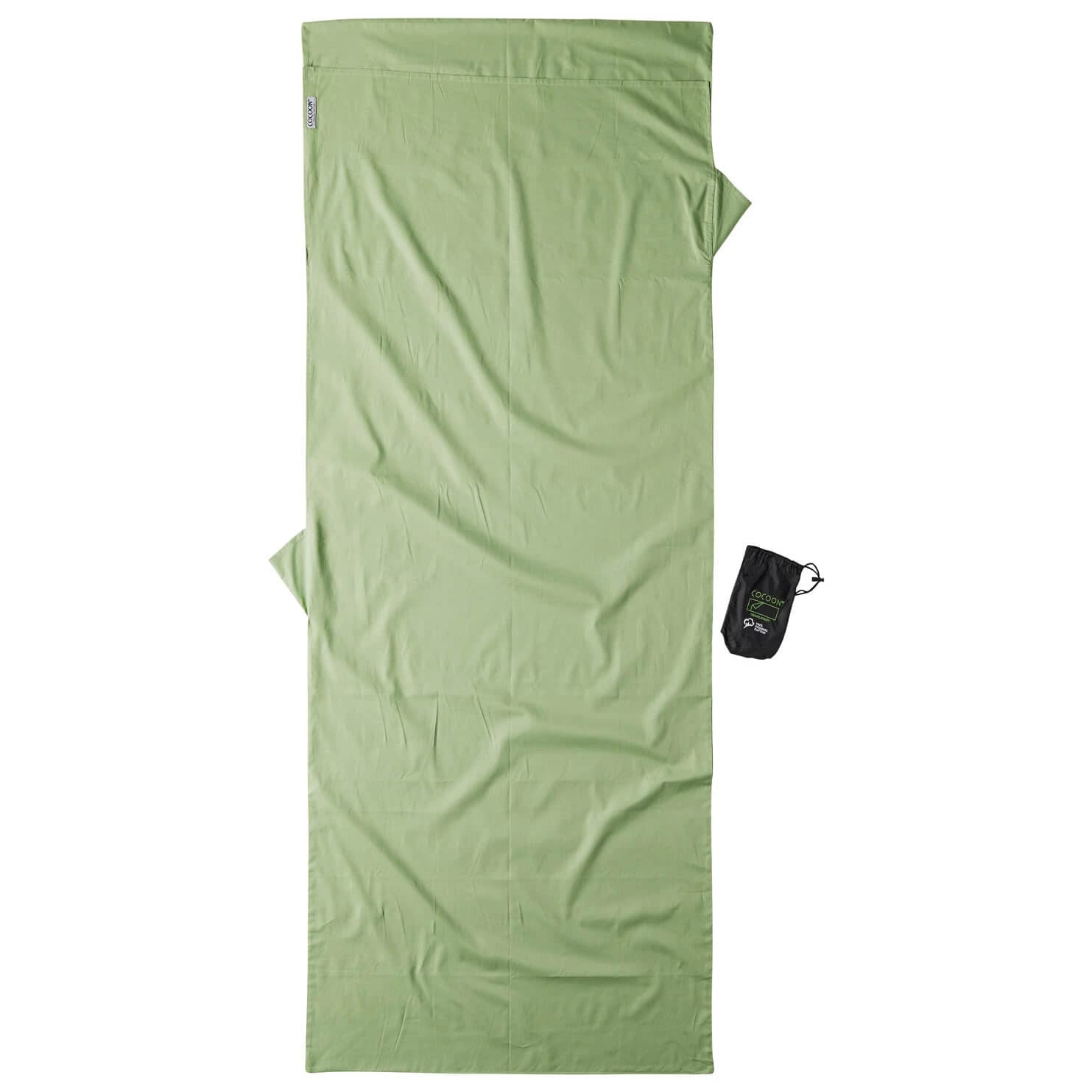 Вътрешен чувал Cocoon TravelSheet Organic Cotton Travel sleeping bag - Forest Shade