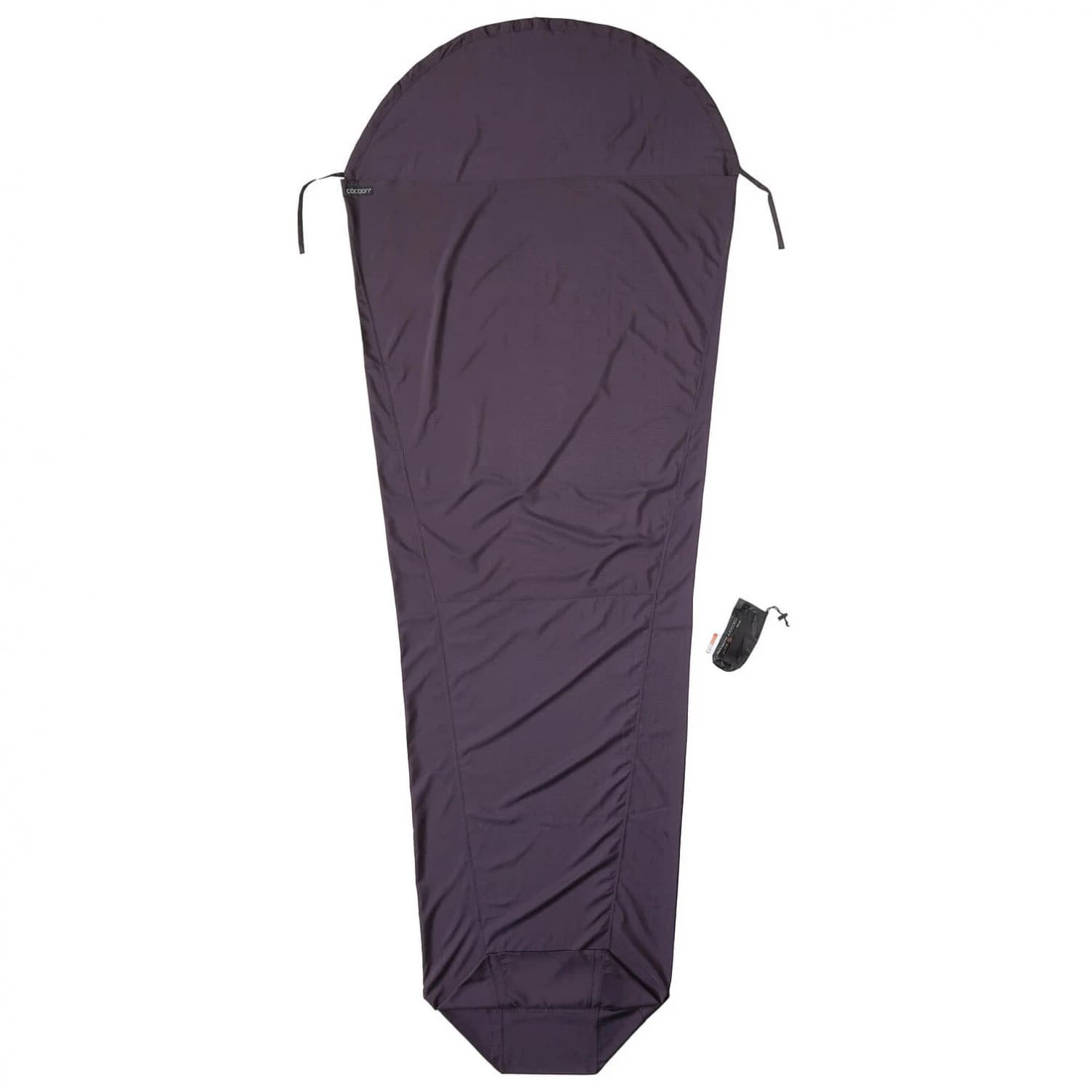 Вътрешен чувал Cocoon MummyLiner Silkweight Travel sleeping bag - Volcano Grey