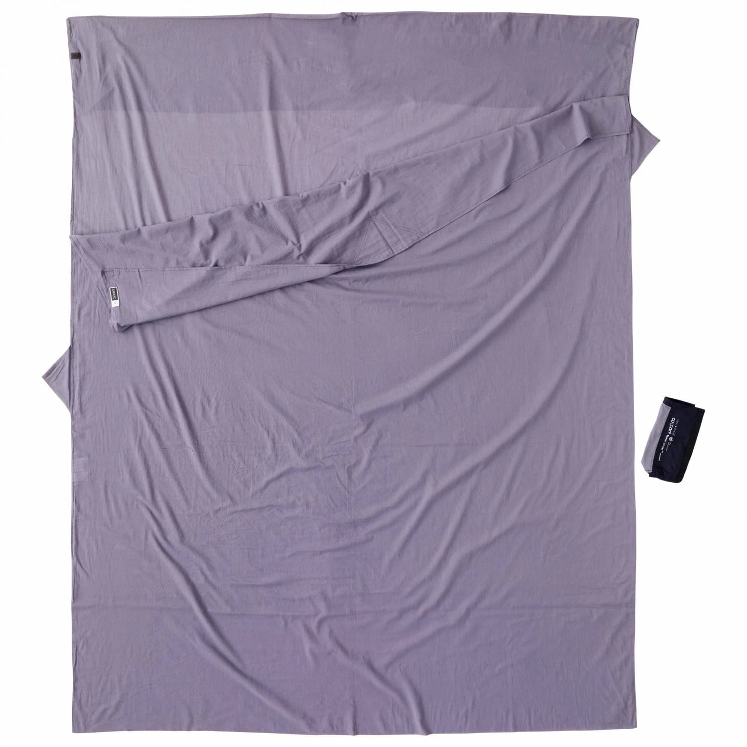 Вътрешен чувал Cocoon Insect Shield Travelsheet Double Travel sleeping bag - Elephant Grey