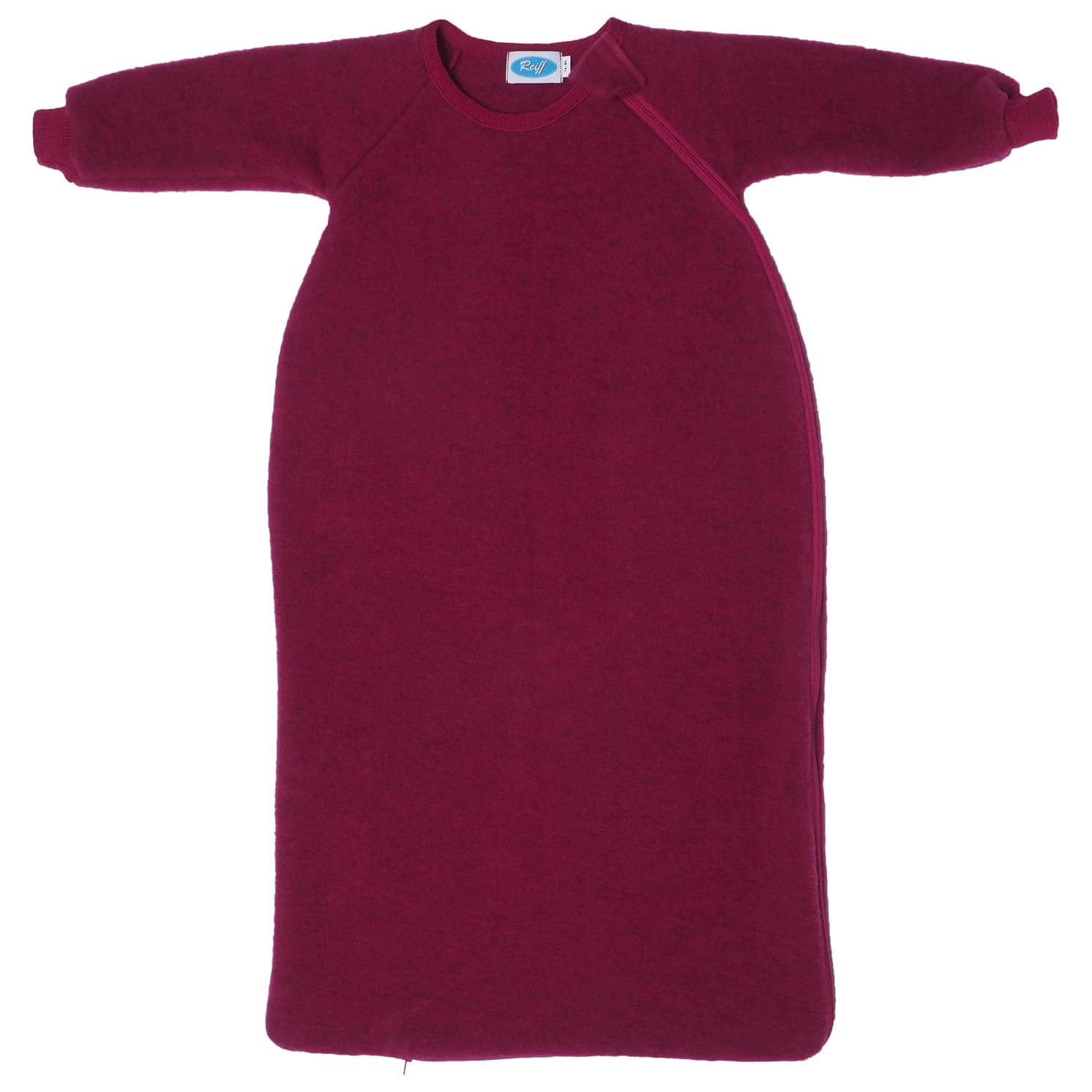 Детски бебешки спален чувал Reiff Kid's Fleeceschlafsack mit Arm Baby sleeping bag - Beere