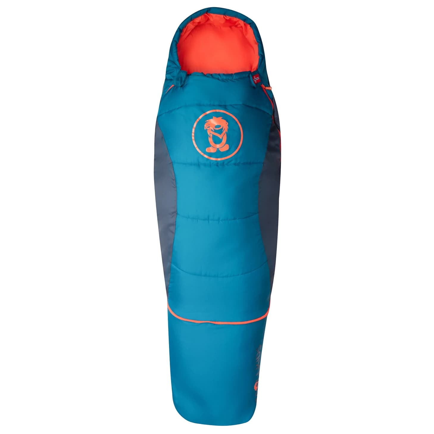 Детски спален чувал Trollkids Kid's Little Fjell Dreamer Kids' sleeping bag - Atlantic Blue / Dark Navy / Glow Orange