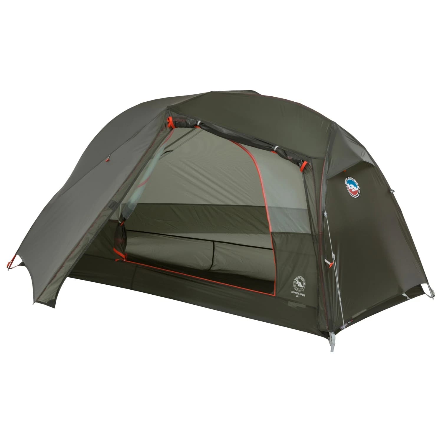 Едноместна палатка Big agnes Copper Spur UL1 1-person tent - Lichen Green