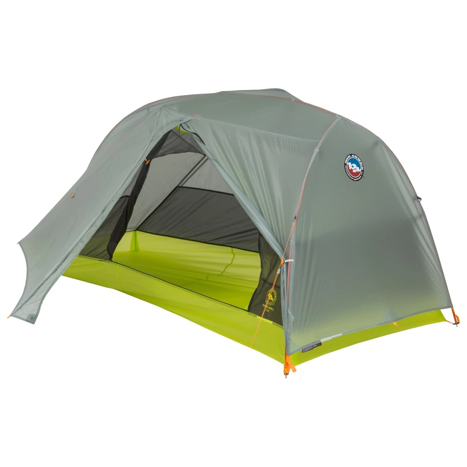 Едноместна палатка Big agnes Tiger Wall UL1 1-person tent - Mercury / Evening Primrose