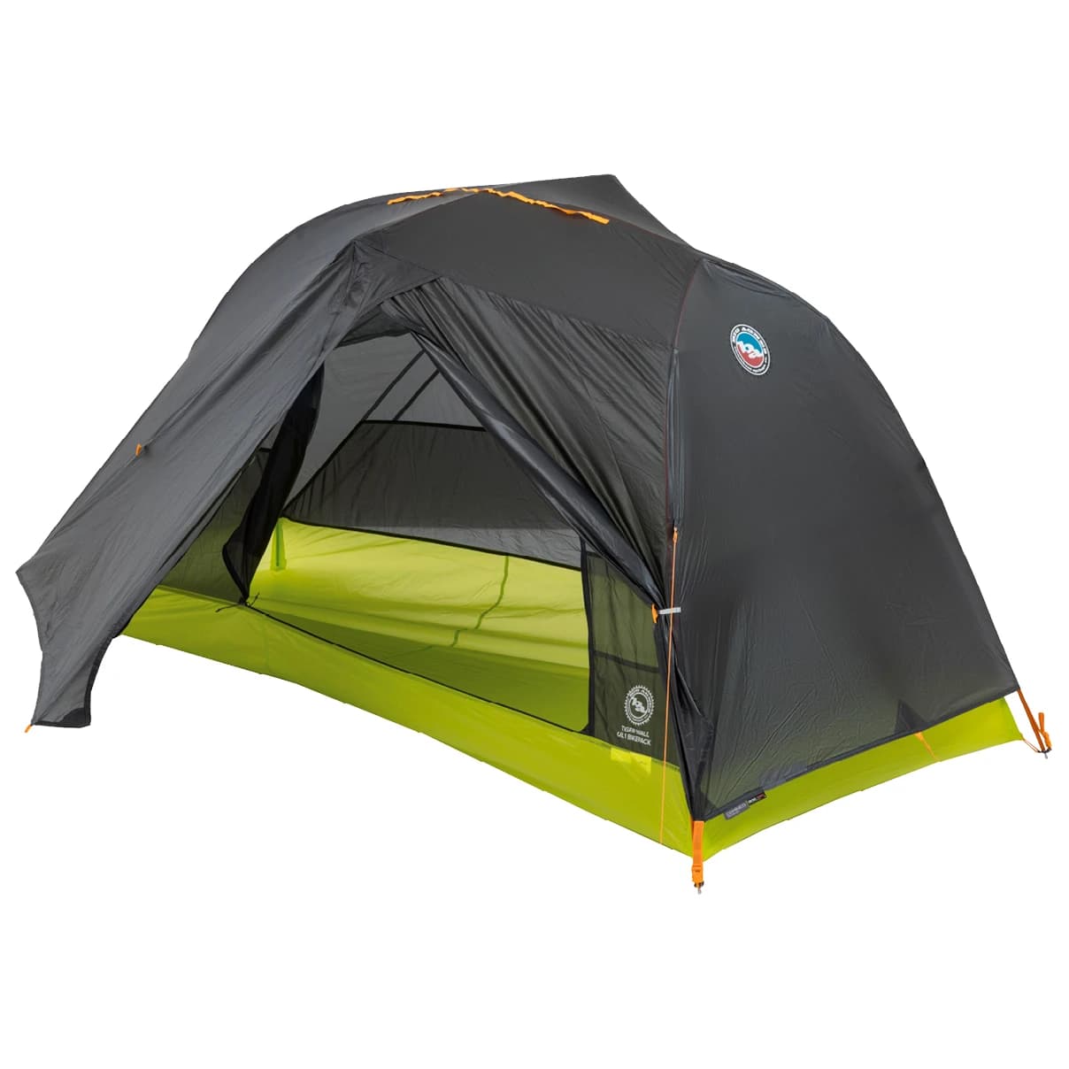 Едноместна палатка Big agnes Tiger Wall UL1 Bikepack 1-person tent - Asphalt / Evening Primrose