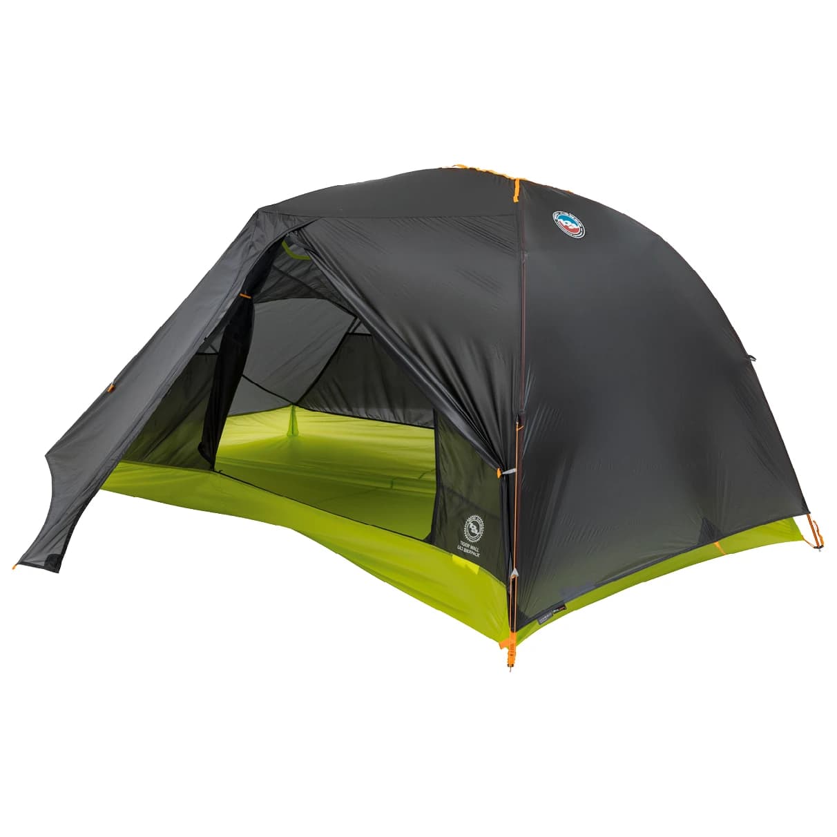 Двуместна палатка Big agnes Tiger Wall UL2 Bikepack 2-person tent - Asphalt / Evening Primrose