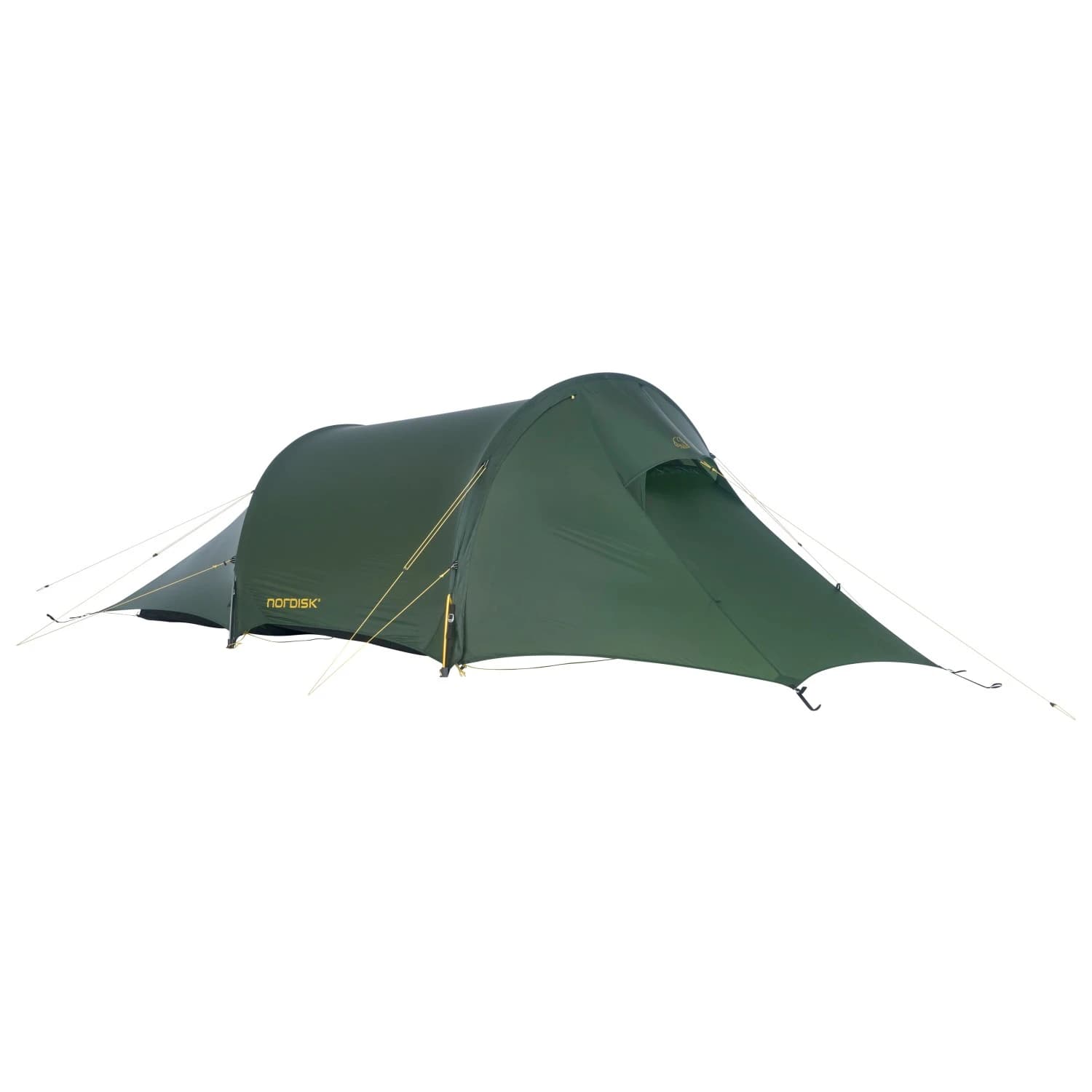Двуместна палатка Nordisk Halland 2 LW (2.0) Tent 2-person tent - Black Forest Green