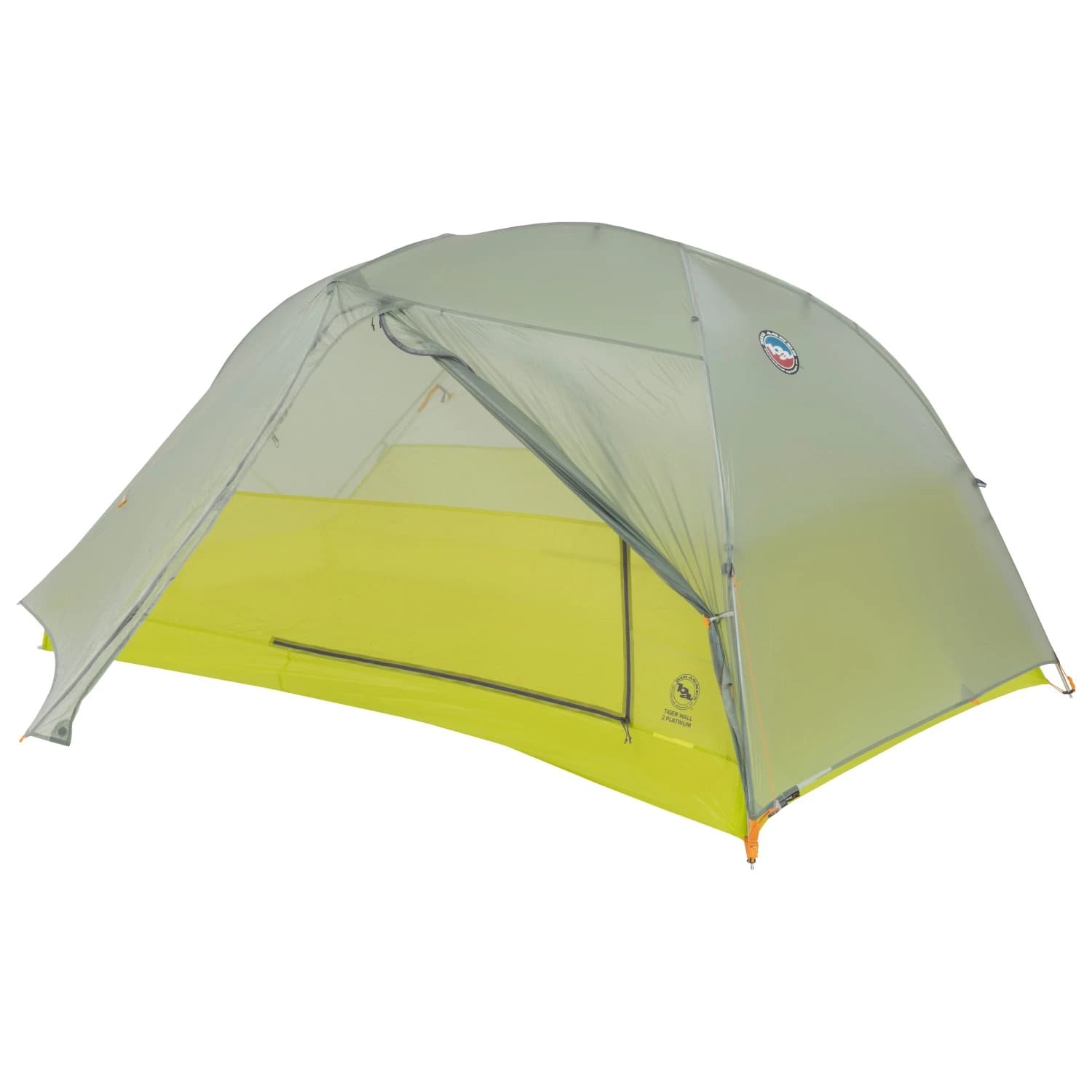 Двуместна палатка Big agnes Tiger Wall 2 Platinum 2-person tent - Mercury / Evening Primrose