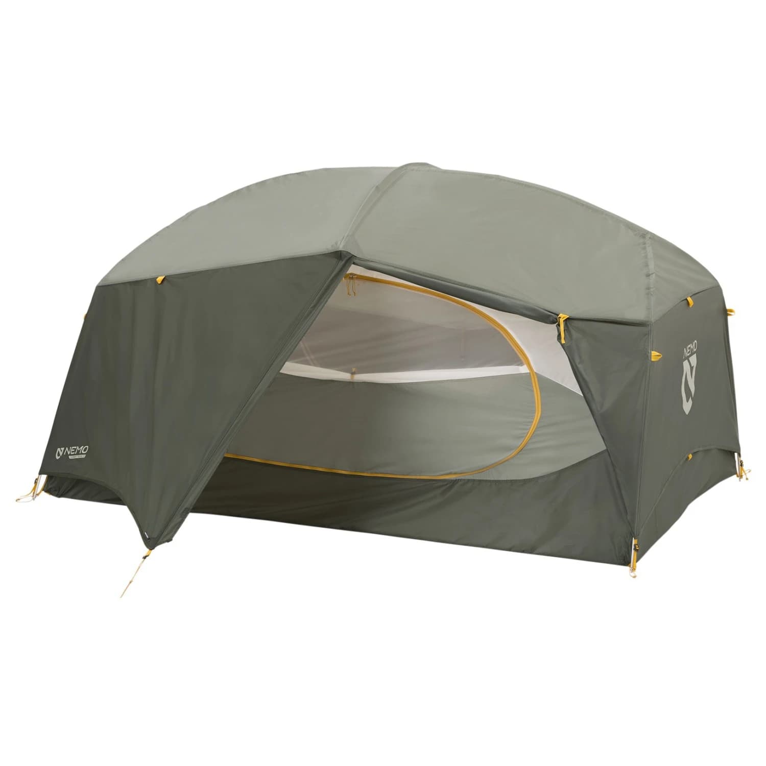 Двуместна палатка Nemo Aurora Ridge 2P & Footprint 2-person tent - Marsh / Boreal