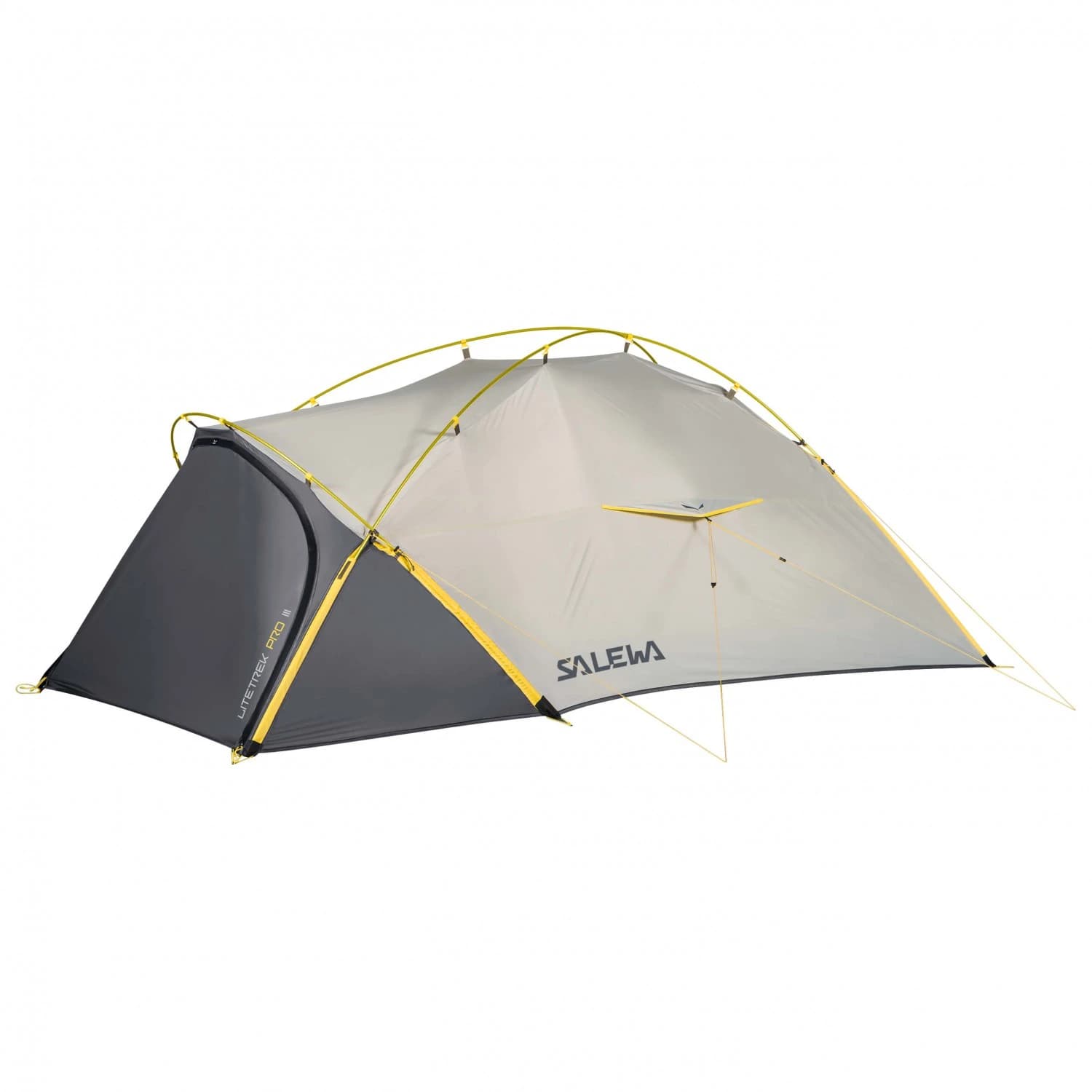 Триместна палатка Salewa Litetrek Pro III Tent 3-person tent - Light Grey / Mango