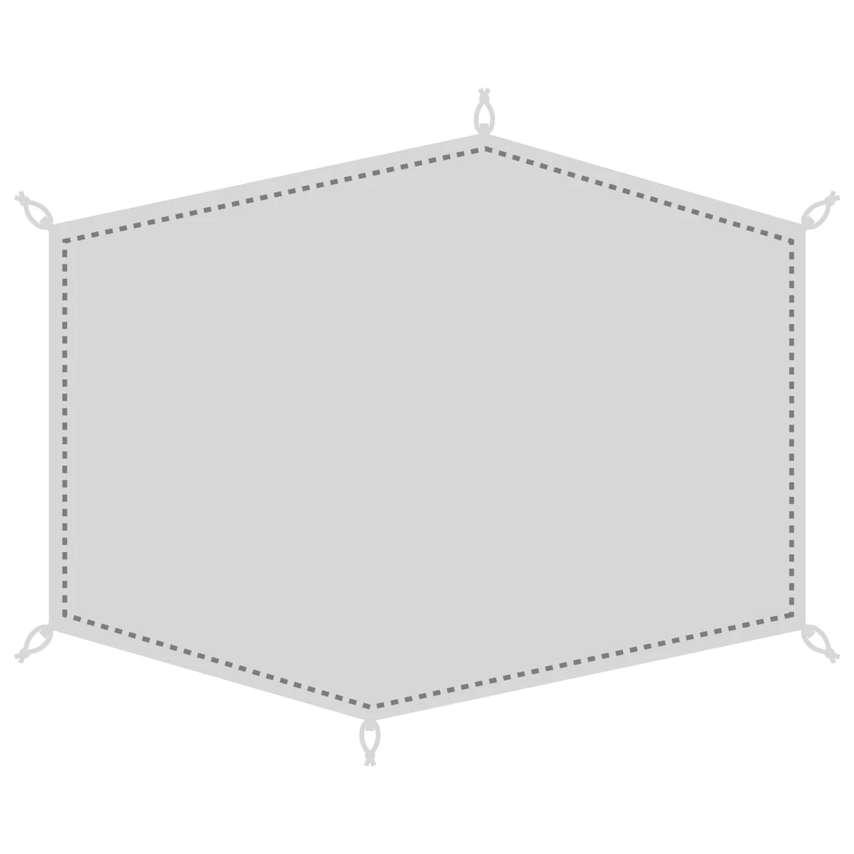 Подложка за палатка Snow peak Land Breeze Pro. 1 Ground Sheet Footprint - Grey