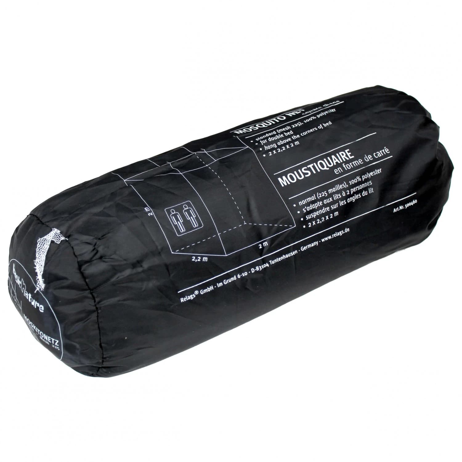 Мрежа против комари Basic nature Moskitonetz Klassik Doppel Mesh 850 Mosquito net - White