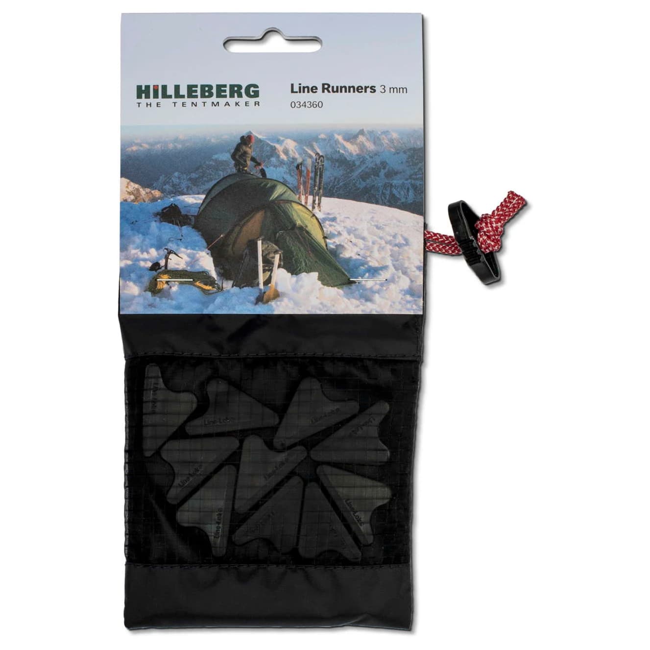 Обтяжки за палатка Hilleberg Line Runners For Guy Line - Black