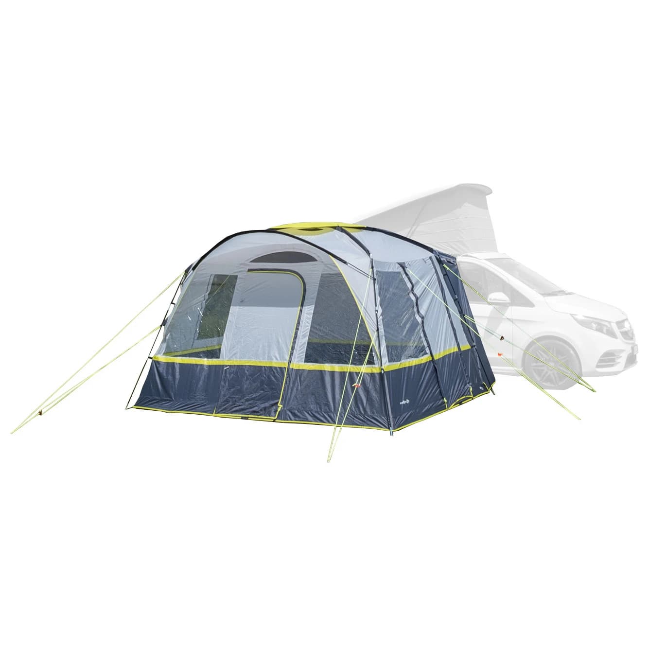 Самостоятелна тента за кемпер Brunner Rambler Motorhome awning - Gray / White / Yellow