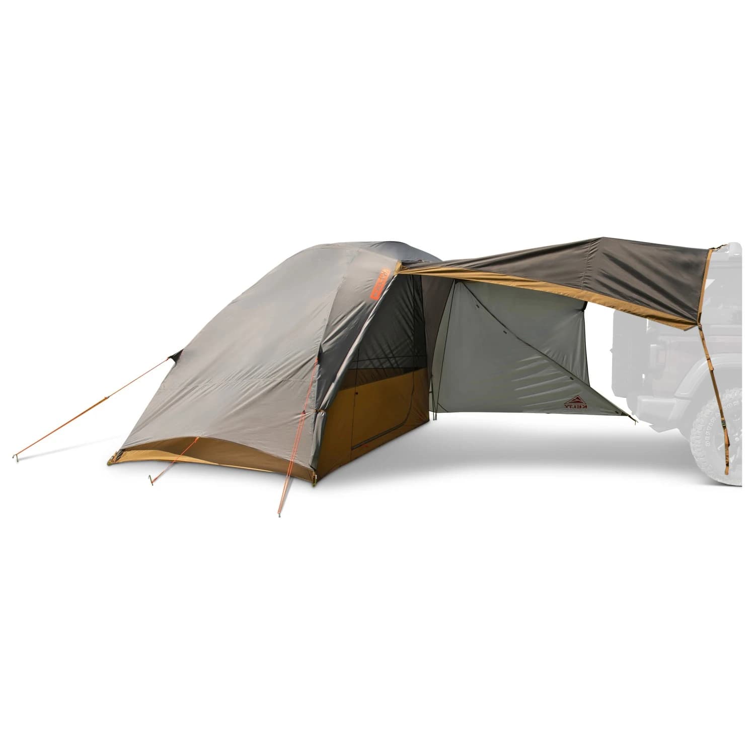 Самостоятелна тента за кемпер Kelty Caboose 4 Motorhome awning - Smoke / Beluga / Dull Gold