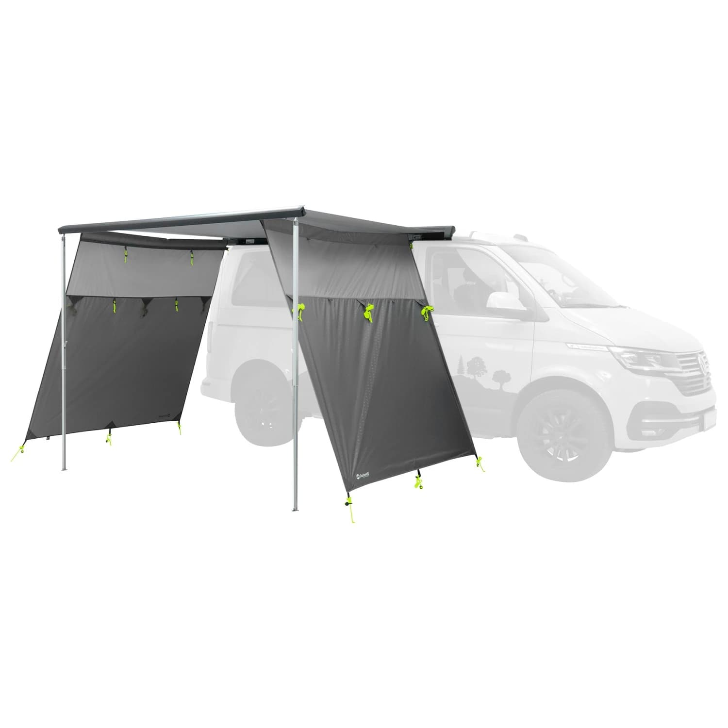 Навес Outwell Fallcrest Set Seitenplanen Tarp - Grey