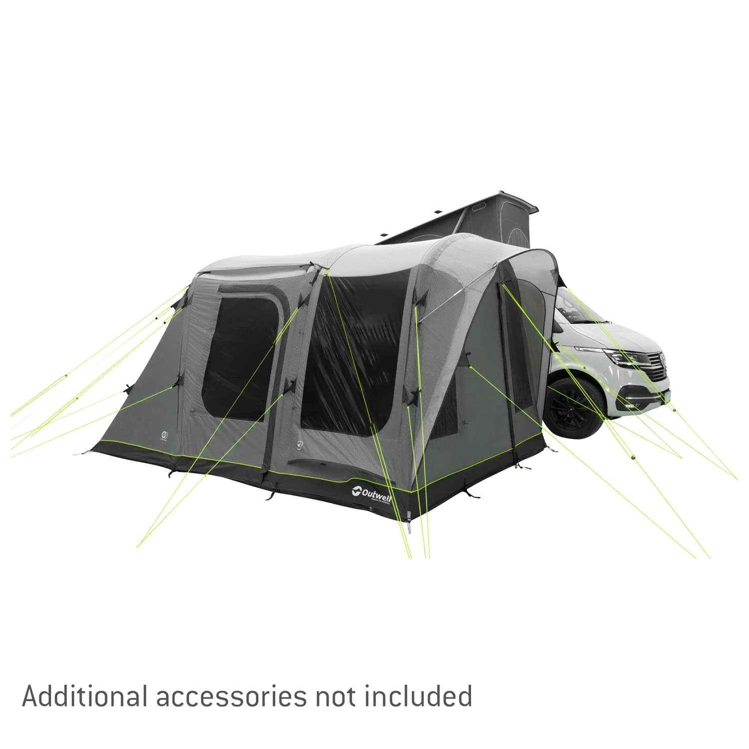 Самостоятелна тента за кемпер Outwell Wolfburg Air Motorhome awning - Grey