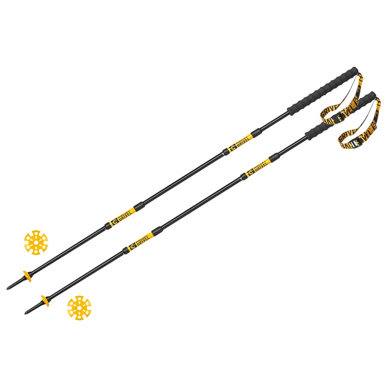 Туристически щеки Grivel Trail 3 Walking poles - Yellow / Black