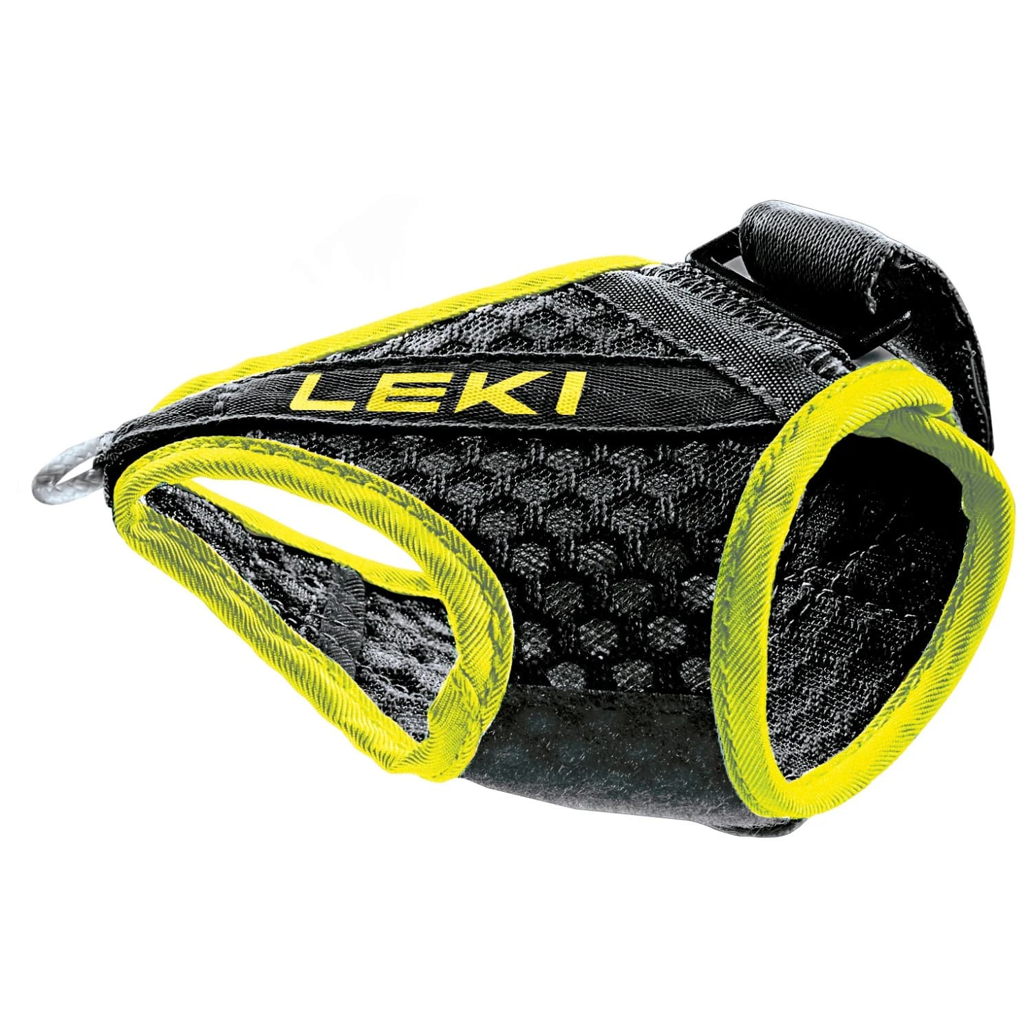 Аксесоар за щеки Leki Shark Frame Strap Mesh - Black / Neon Yellow
