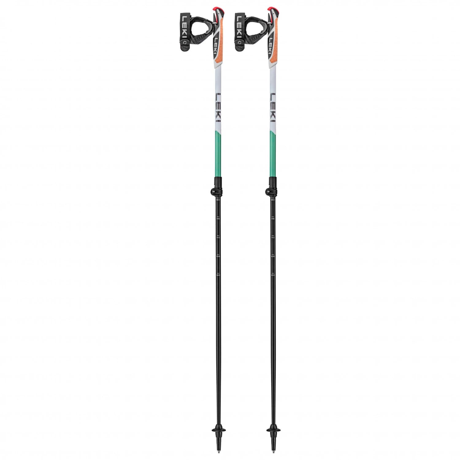 Щеки за нордик ходене Leki Spin Shark SL Nordic walking poles - White / Smokegreen / Dark Anthracite