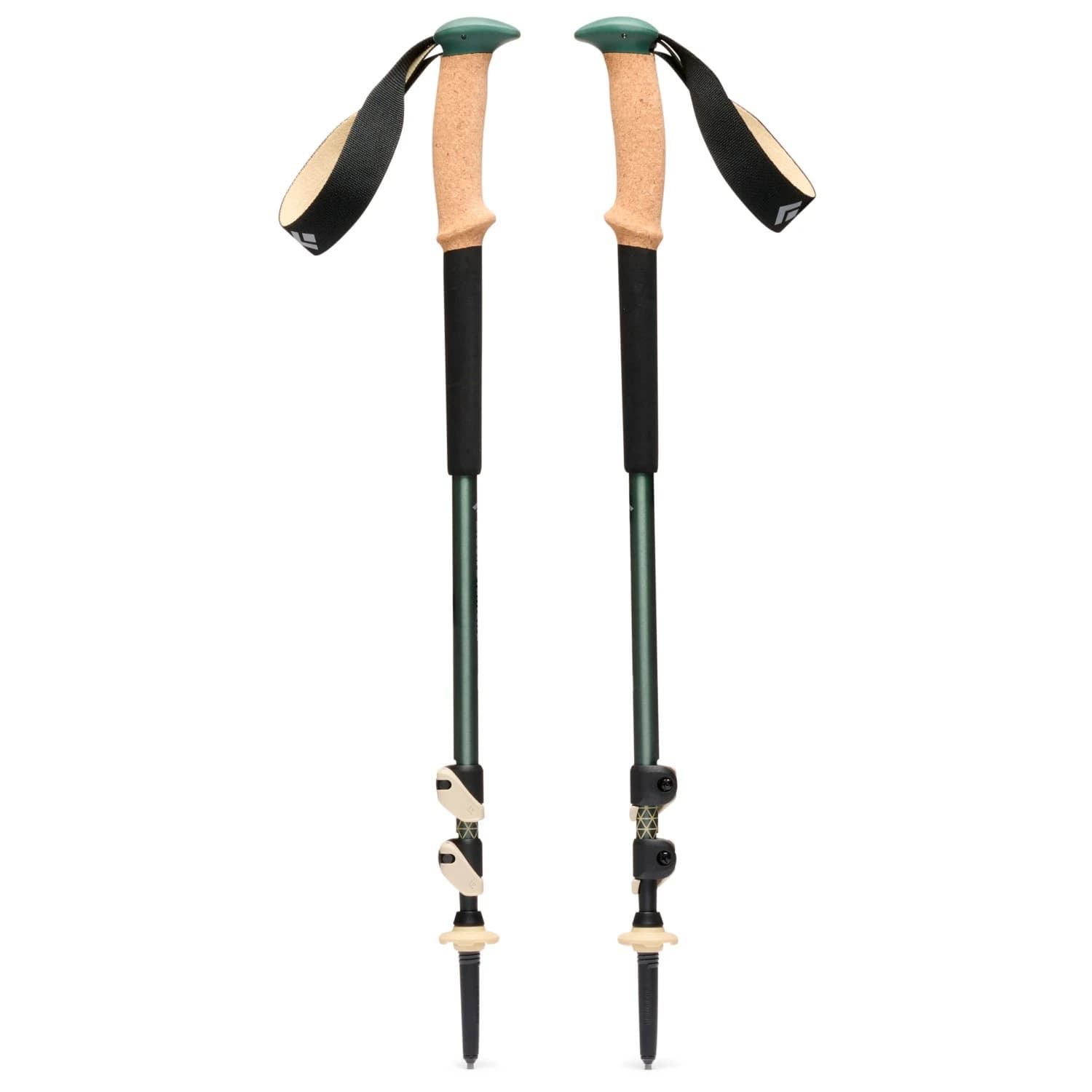 Туристически щеки Black diamond Trail Cork Trekking Poles Walking poles - Laurel Green