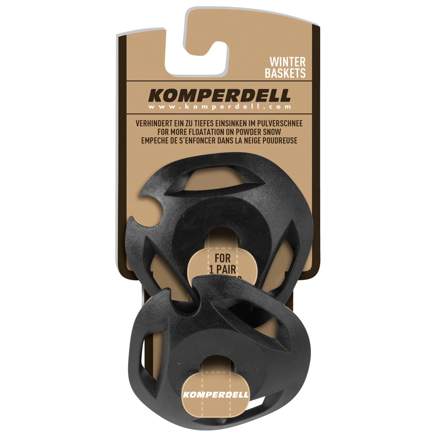 Аксесоар за щеки Komperdell Regular UL Replacement basket - Black