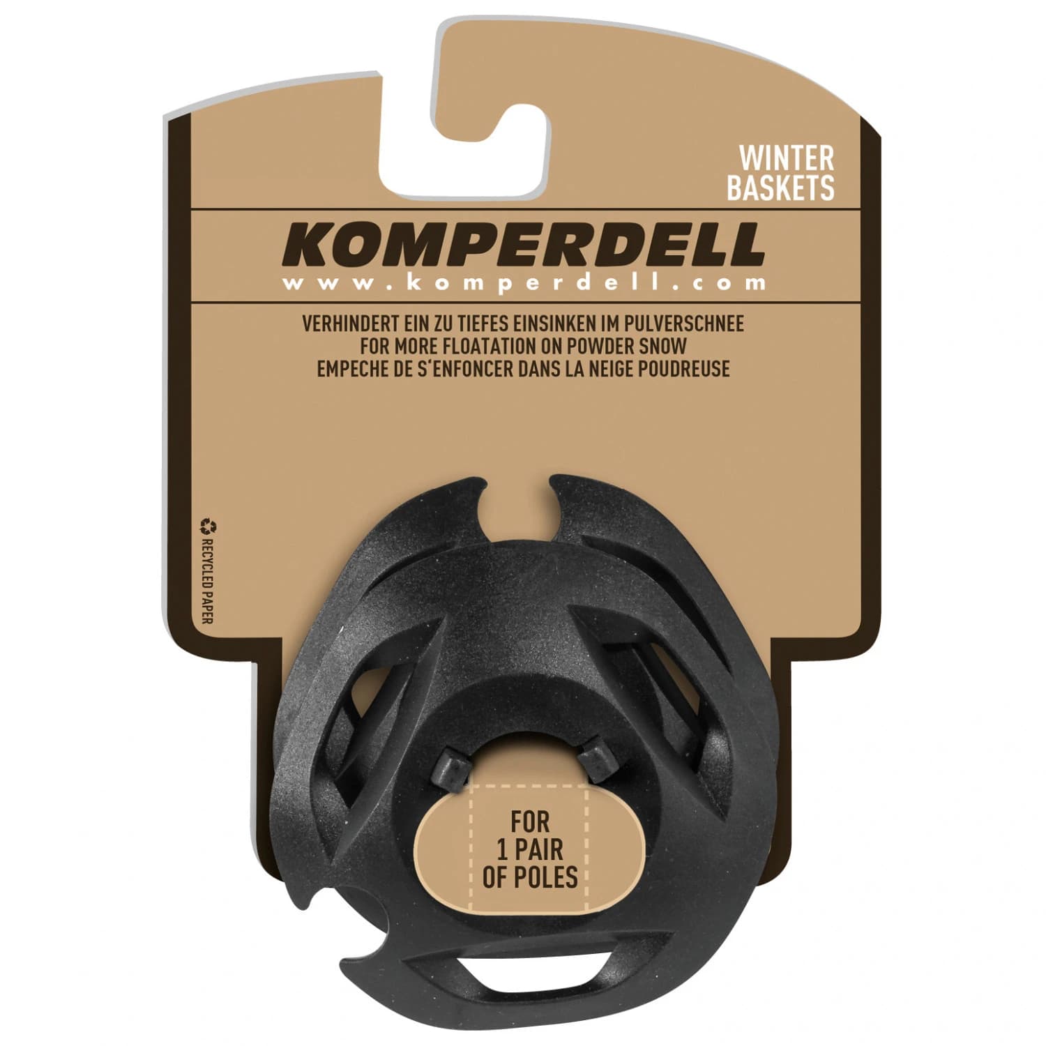 Аксесоар за щеки Komperdell Regular UL Eisflanke Replacement basket - Black
