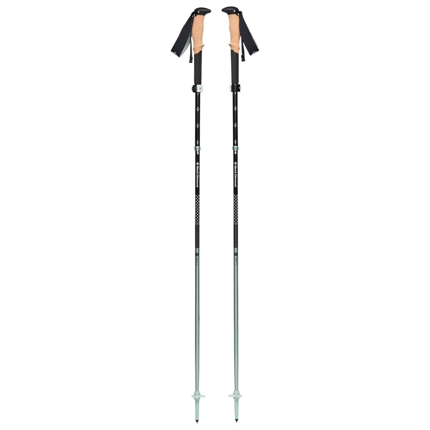 Туристически щеки Black diamond Pursuit FLZ Walking poles - Black / Foam Green