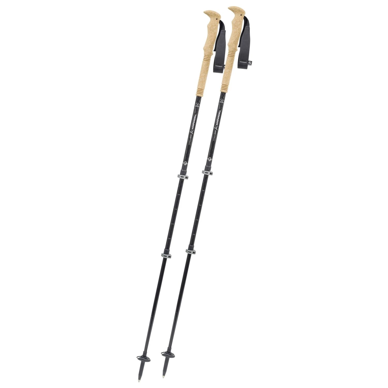 Туристически щеки Komperdell Carbon Cloud Zero Walking poles - Silver