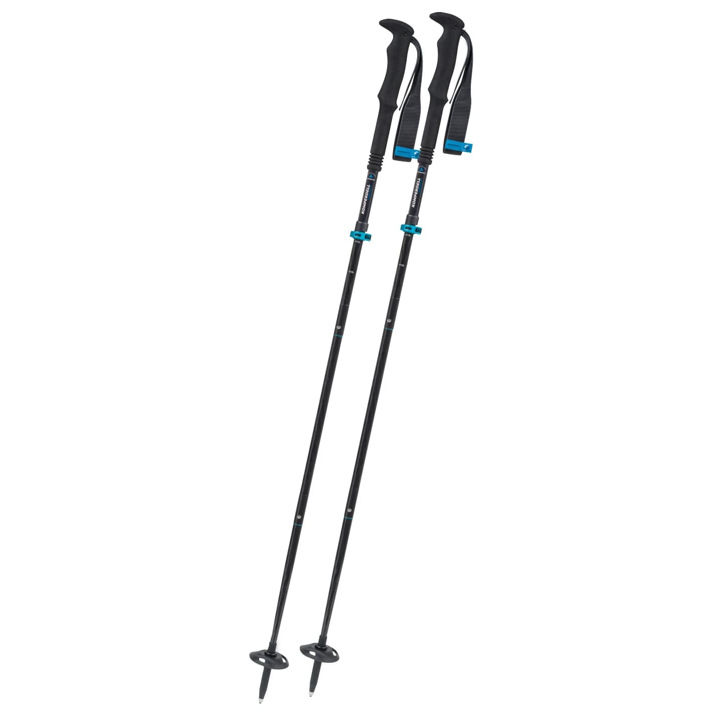 Щеки за бягане Komperdell FX Lite Carbon Vario Approach Compact Walking poles - Blue