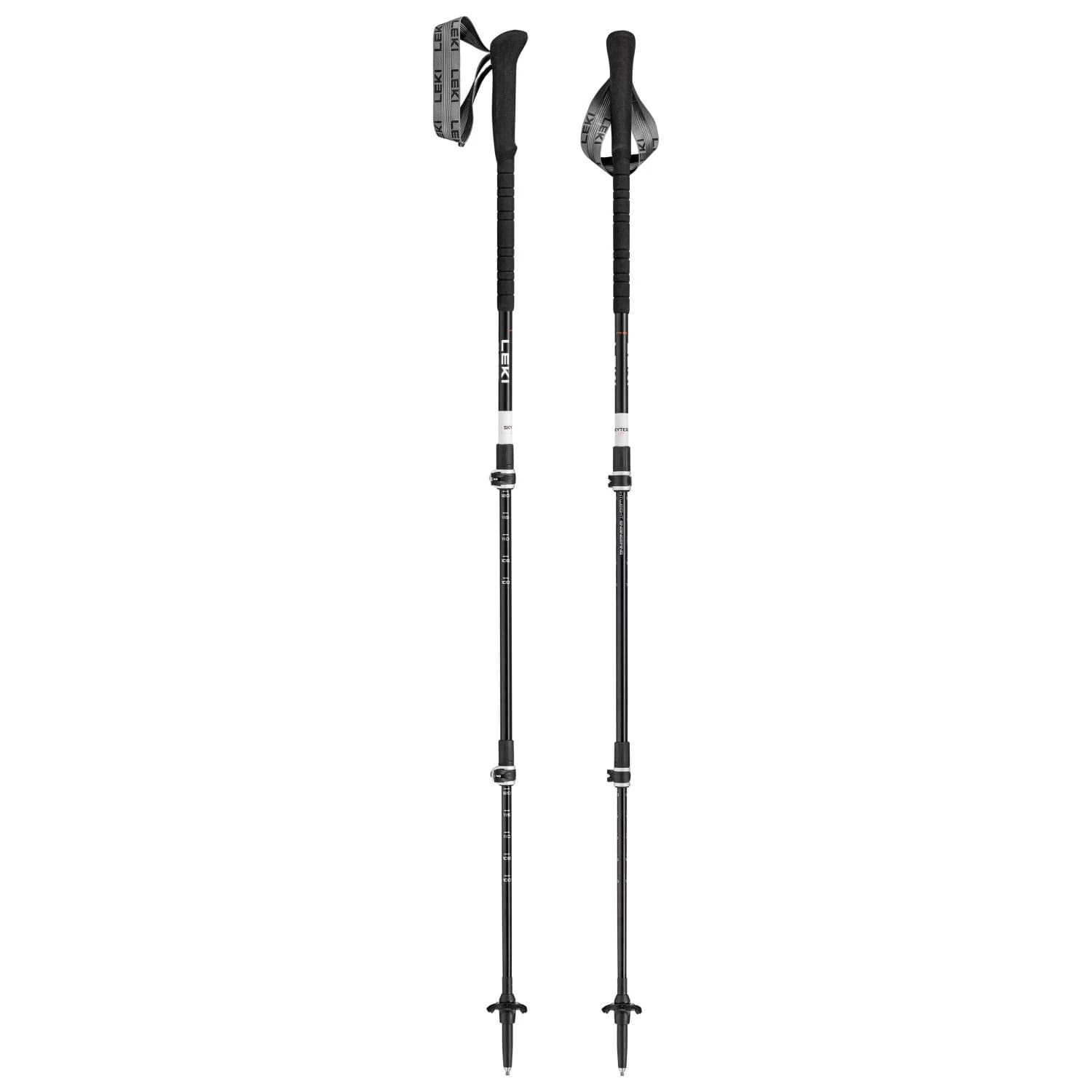Туристически щеки Leki Skytera Lite Compact Walking poles - Black / White / Neonorange