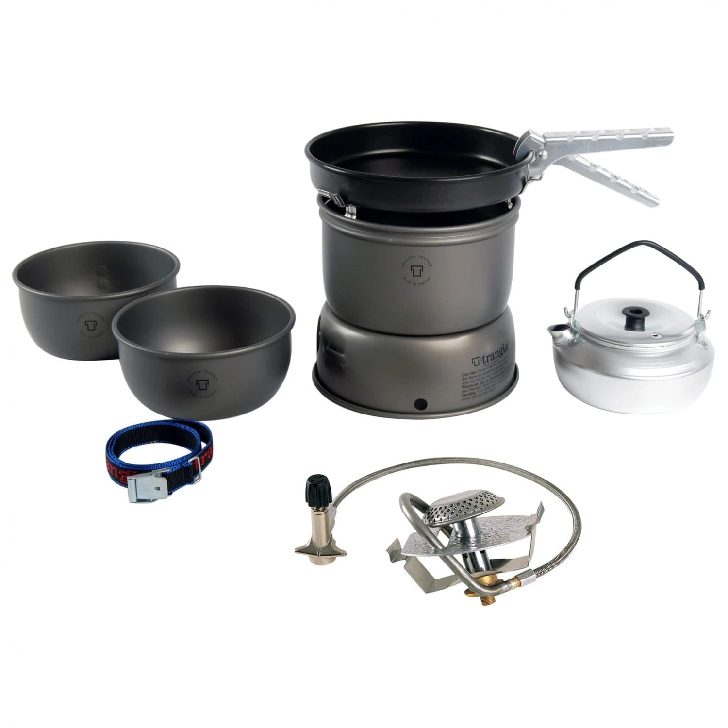 Газов котлон Trangia 25-4 Sturmkocher mit Primus Gasbrenner Gas stove - Ultralight Hardanodized
