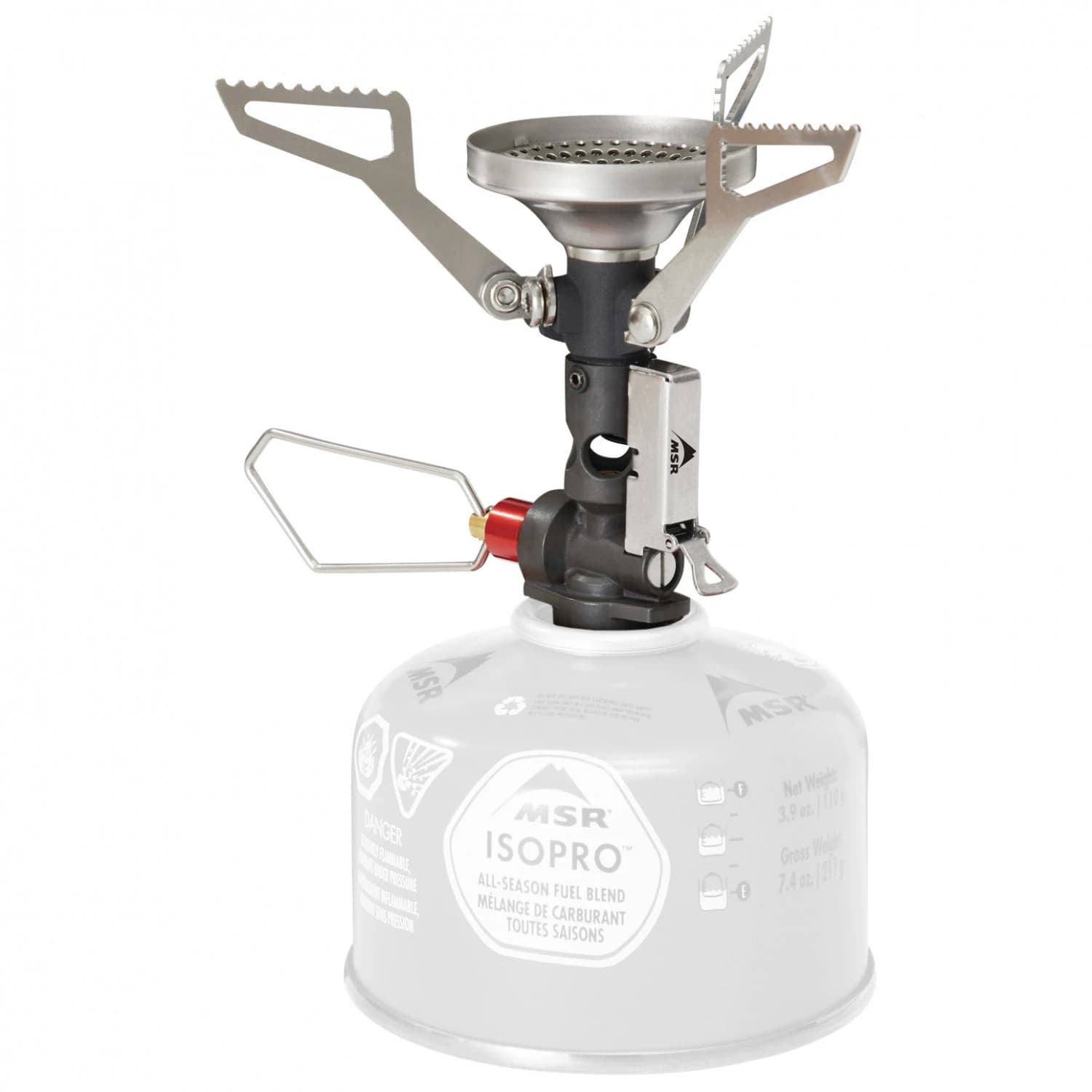 Газов котлон Msr Pocket Rocket Deluxe Gas stove - Silver / Black