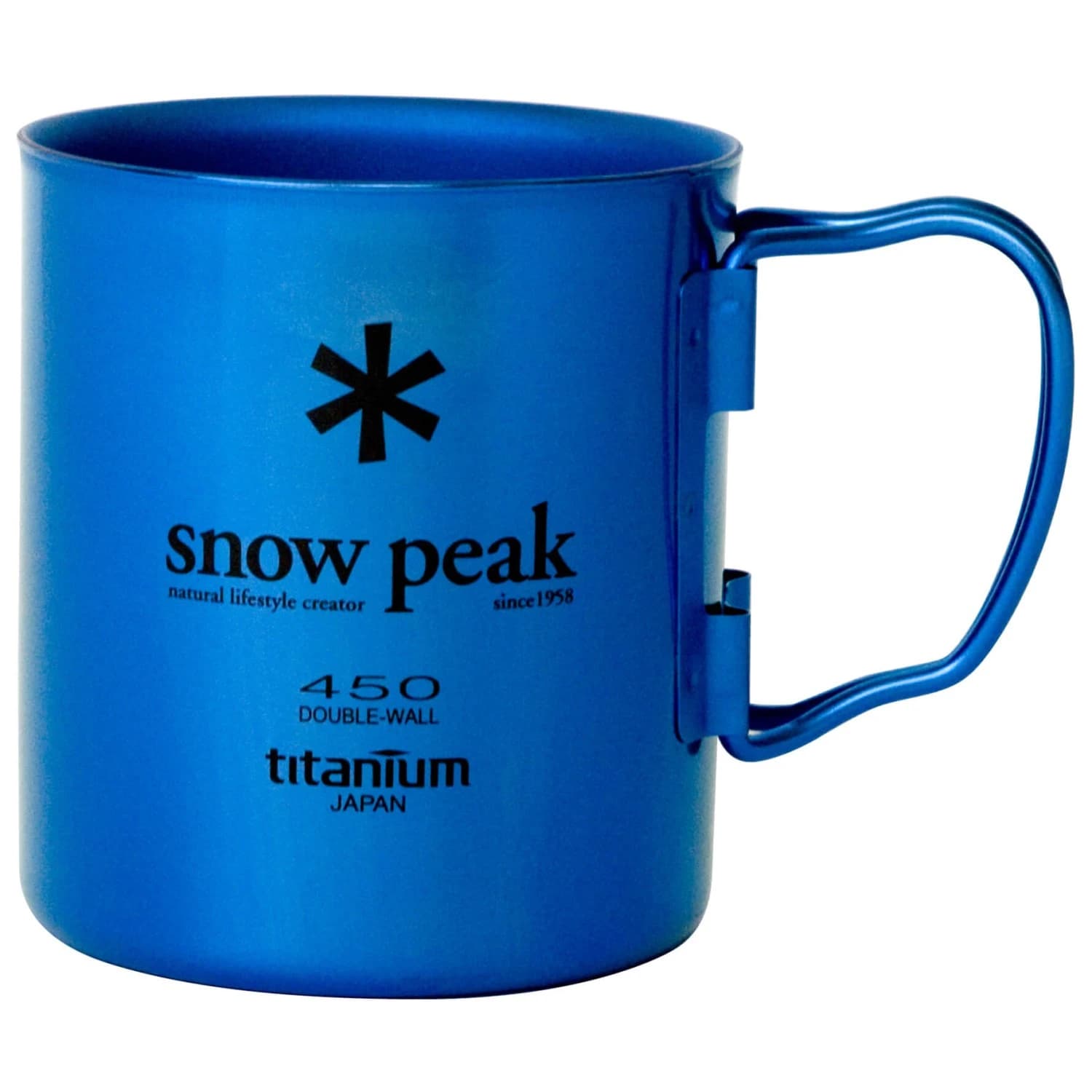 Чаша Snow peak Titanium Double Wall Cup - Blue