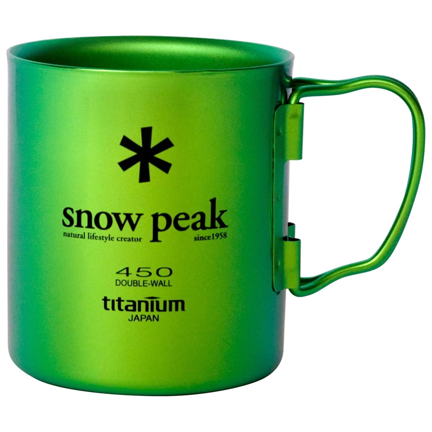 Чаша Snow peak Titanium Double Wall Cup - Green