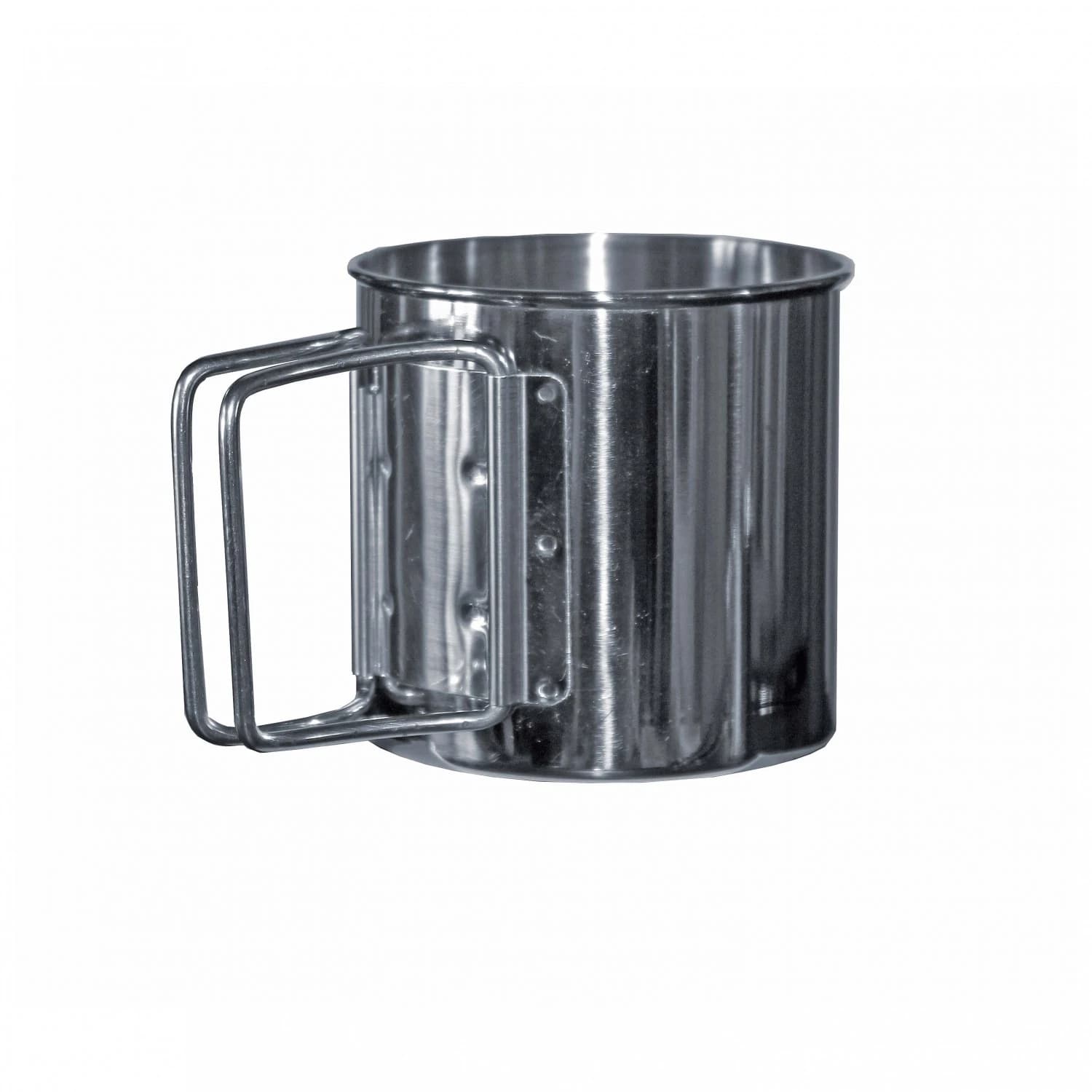 Чаша Basic nature Stainless Steel Cup with Foldable Handle - Metallic