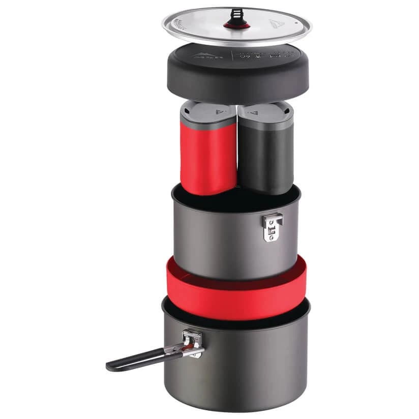 Комплект съд Msr Quick 2 System Pot - Grey / Red