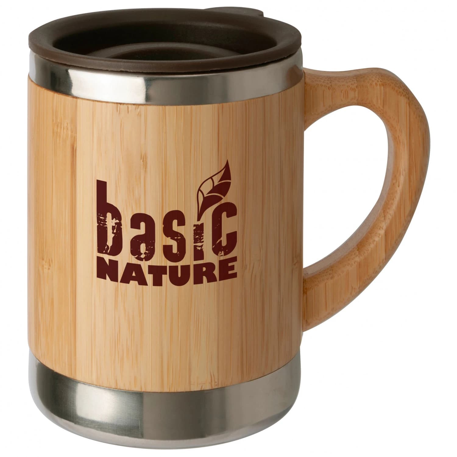 Чаша Basic nature Stainless Steel Mug "Bamboo" Cup - Steel