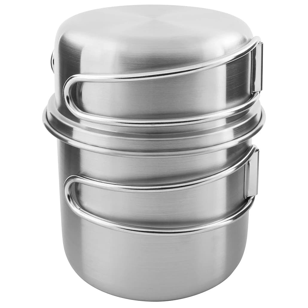 Комплект съдове Tatonka Handle Mug 500 Set Set of dishes - Edelstahl