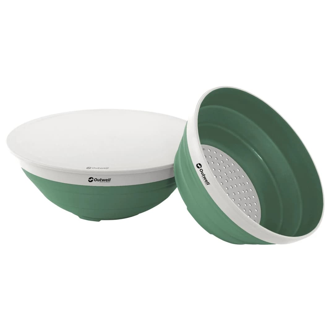 Купа Outwell Collaps Bowl & Colander Set Bowl - Shadow Green