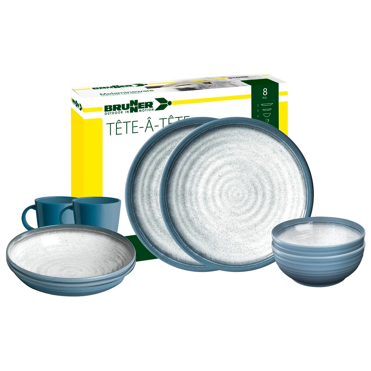 Комплект съдове Brunner Set Tête-À-Tête Set of dishes - Tuscany