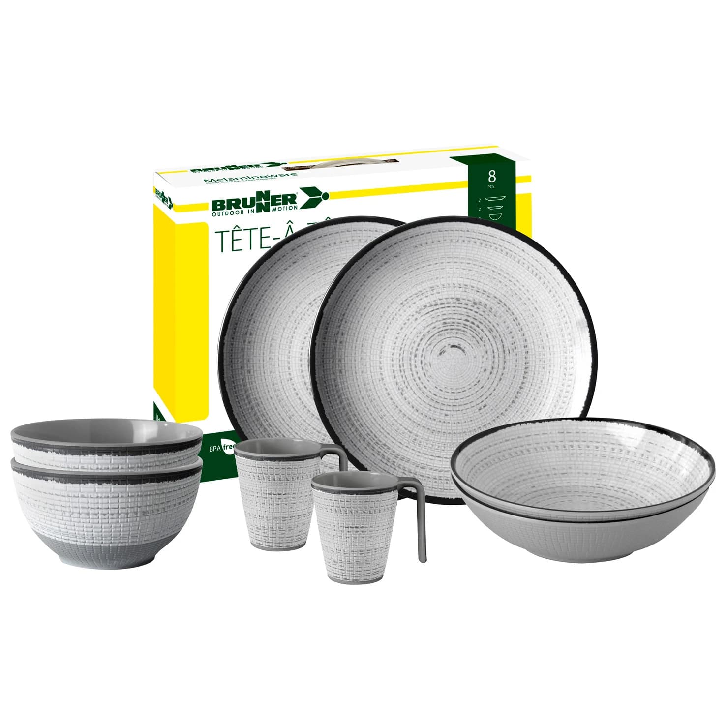 Комплект съдове Brunner Set Tête-À-Tête Set of dishes - Tivoli